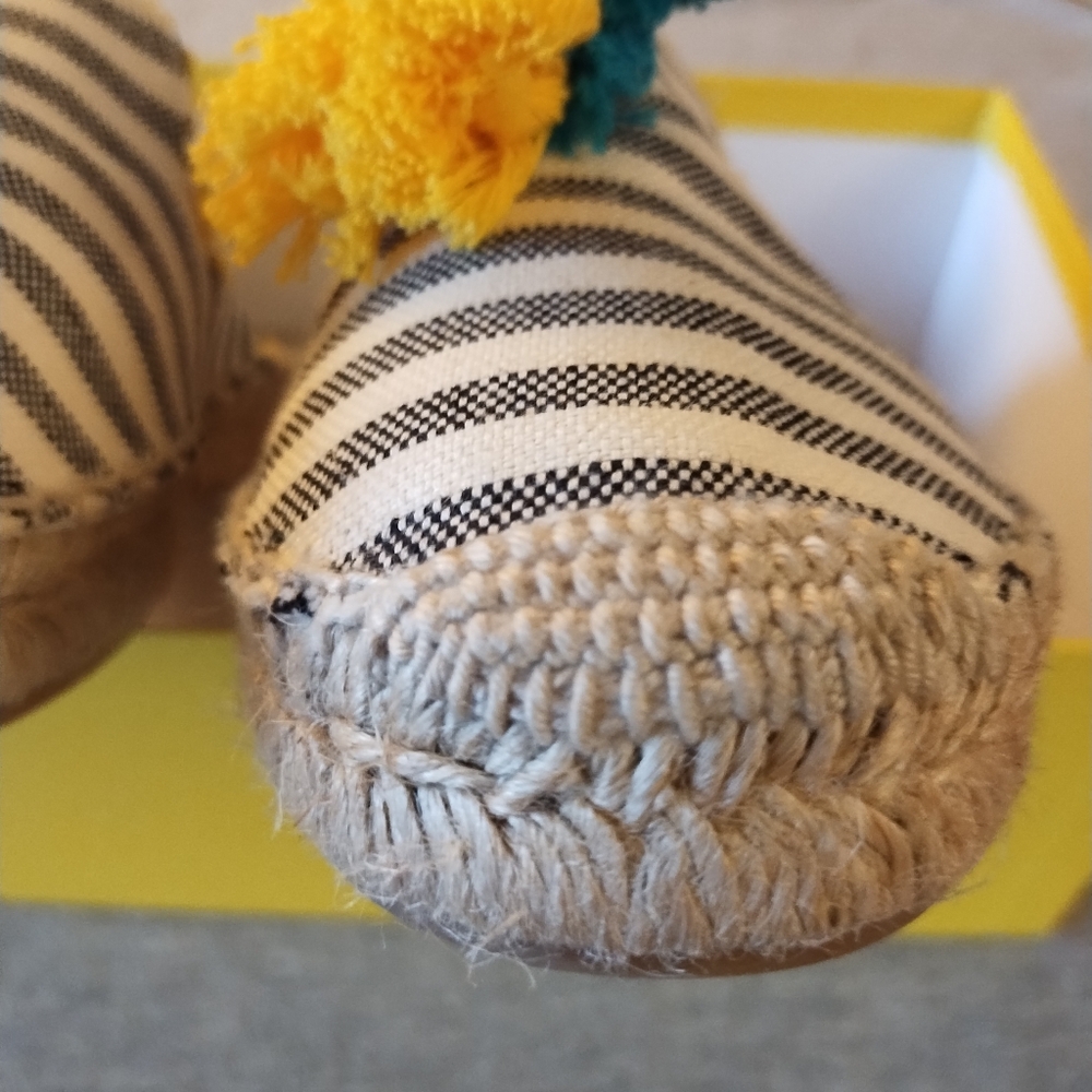 Boden Slip On Espadrille Tassel Mules Flats Women's Size 38 EU - Picture 13 of 16